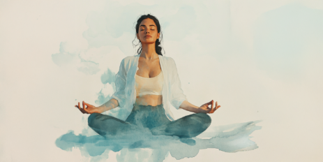 Woman practicing mindfulness meditation for mental health resilience strategies